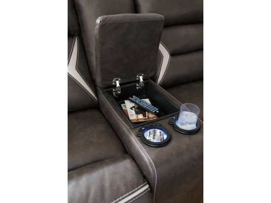 Kincord Midnight 3-Piece Power Reclining Sectional - Ornate Home