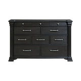 Kings Court Black 10-Drawer Dresser - Ornate Home