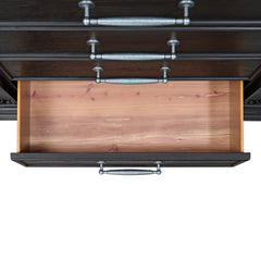 Kings Court Black 6-Drawer Chest - Ornate Home