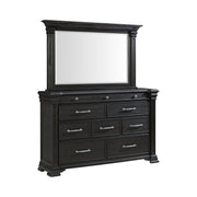 Kings Court Black Dresser & Mirror Set - Ornate Home