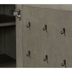 Kings Court Grey 1 Door and 7-Drawer Chest - Ornate Home