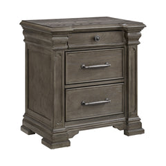 Kings Court Grey 3-Piece Queen Storage Bedroom Set
