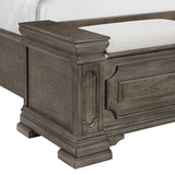 Kings Court Grey 5-Piece Queen Storage Bedroom Set
