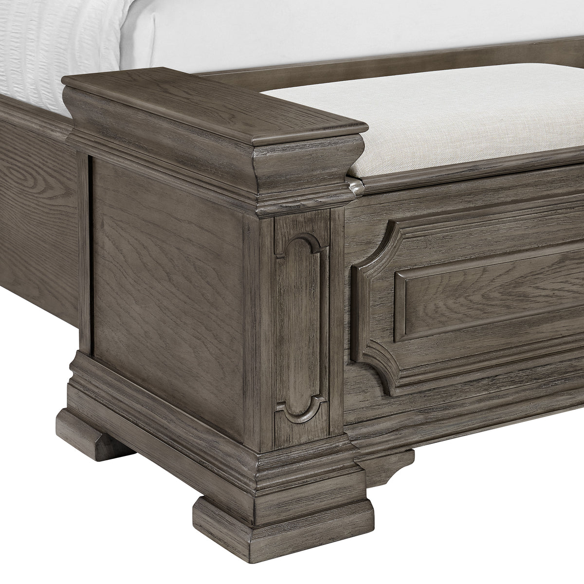 Kings Court Grey 5-Piece Queen Storage Bedroom Set