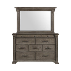 Kings Court Grey Dresser & Mirror Set - Ornate Home