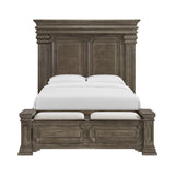 Kings Court Grey Queen Storage Bed - Ornate Home
