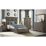 Kings Court Grey Queen Storage Bed - Ornate Home