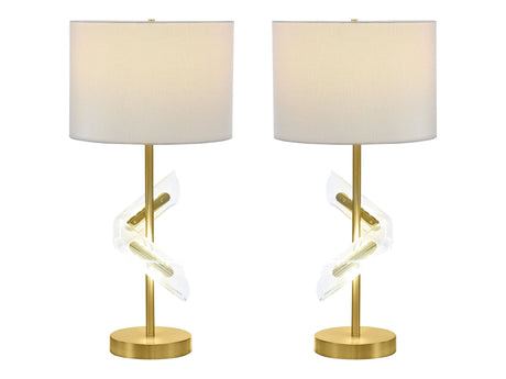 Kingsley Gold Table Lamp (Set of 2) - Ornate Home
