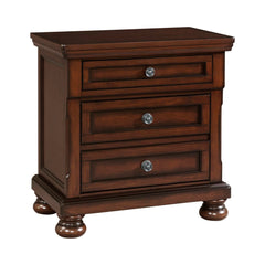 Kingston Cherry Brown Nightstand with Power - Ornate Home
