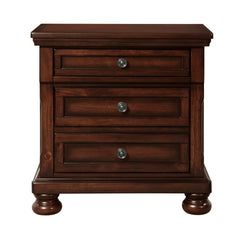 Kingston Cherry Brown Nightstand with Power - Ornate Home