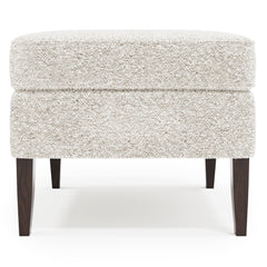 Kingston Mocha Ottoman Without Nails - Ornate Home