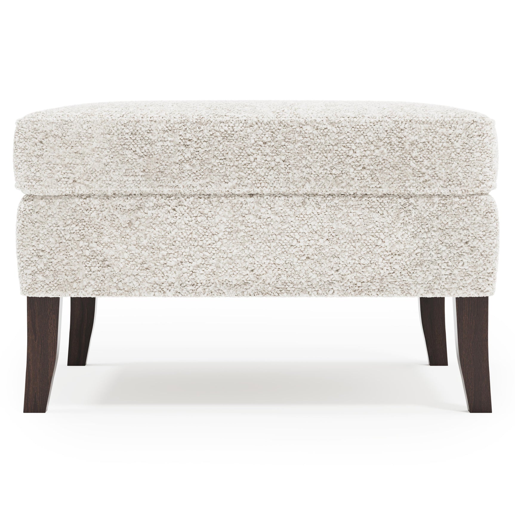 Kingston Mocha Ottoman Without Nails - Ornate Home