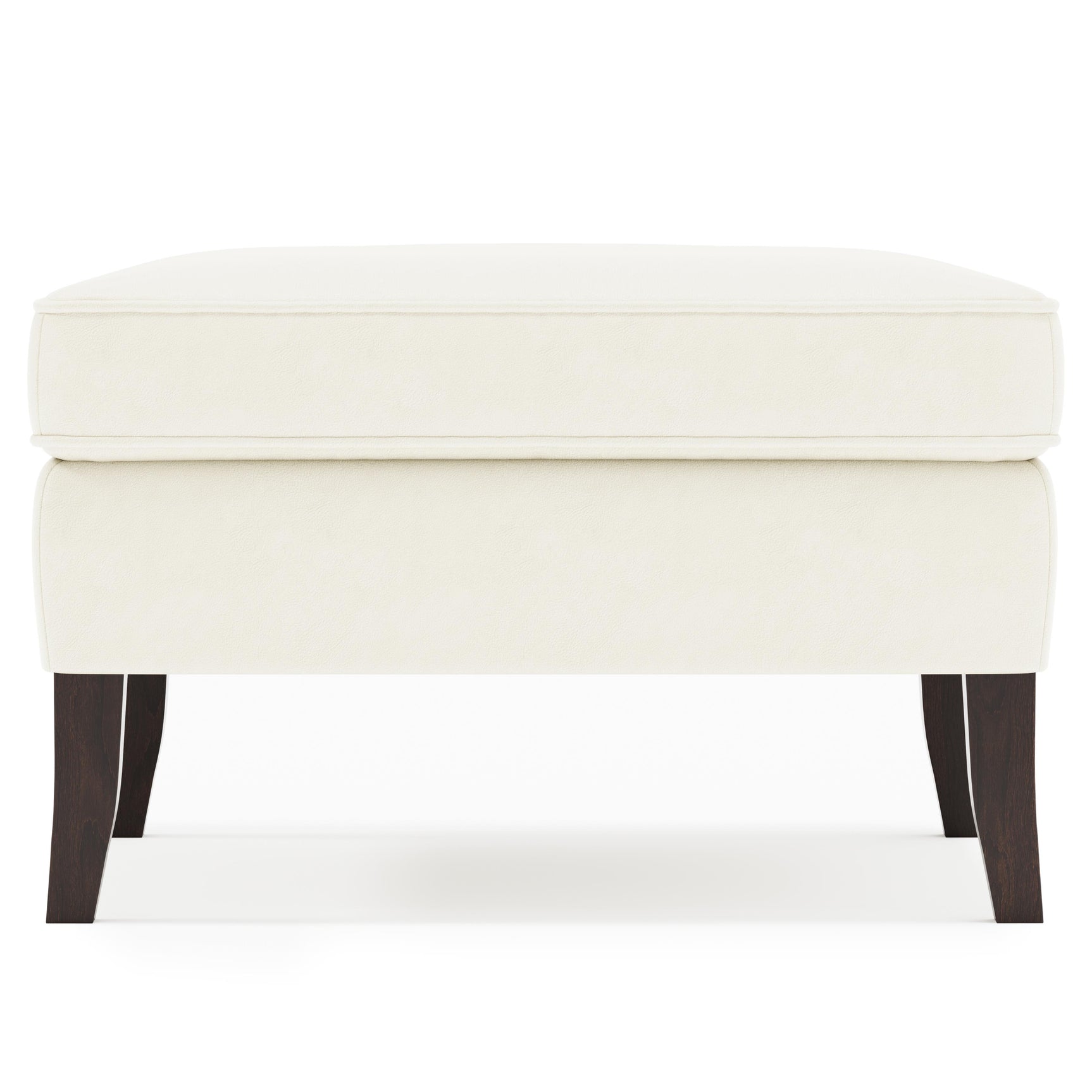 Kingston Mocha Ottoman Without Nails - Ornate Home