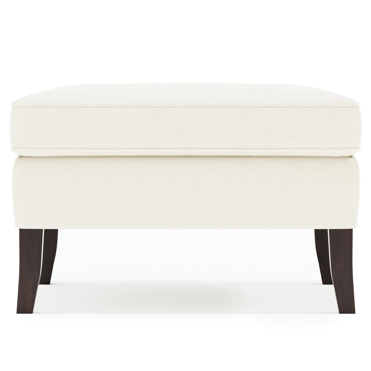 Kingston Mocha Ottoman Without Nails - Ornate Home