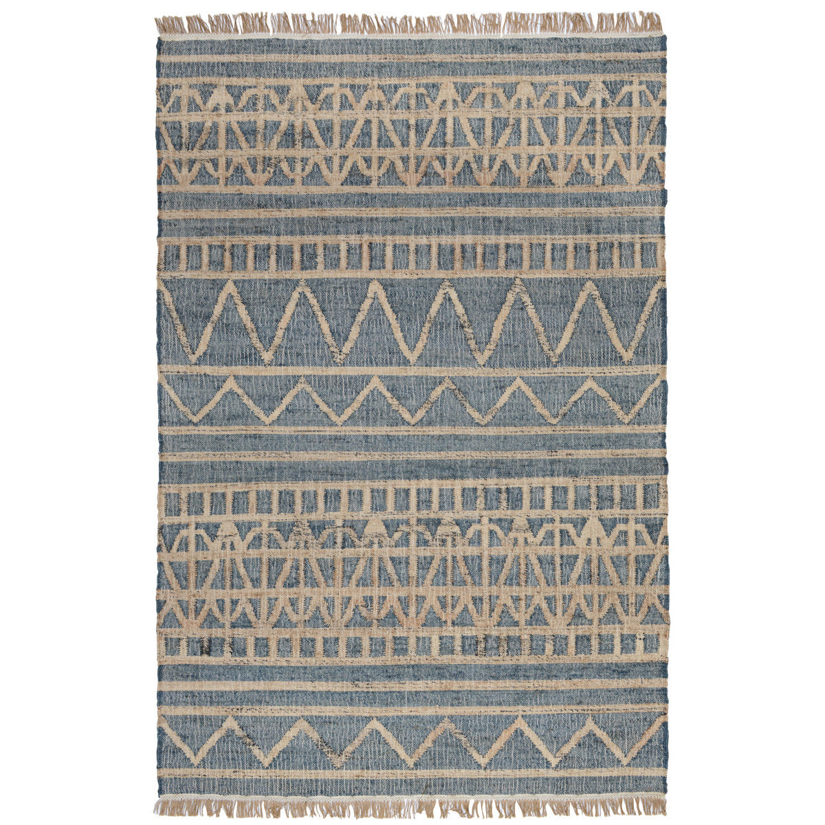 Kingston Sapphire Distressed Rug - Ornate Home