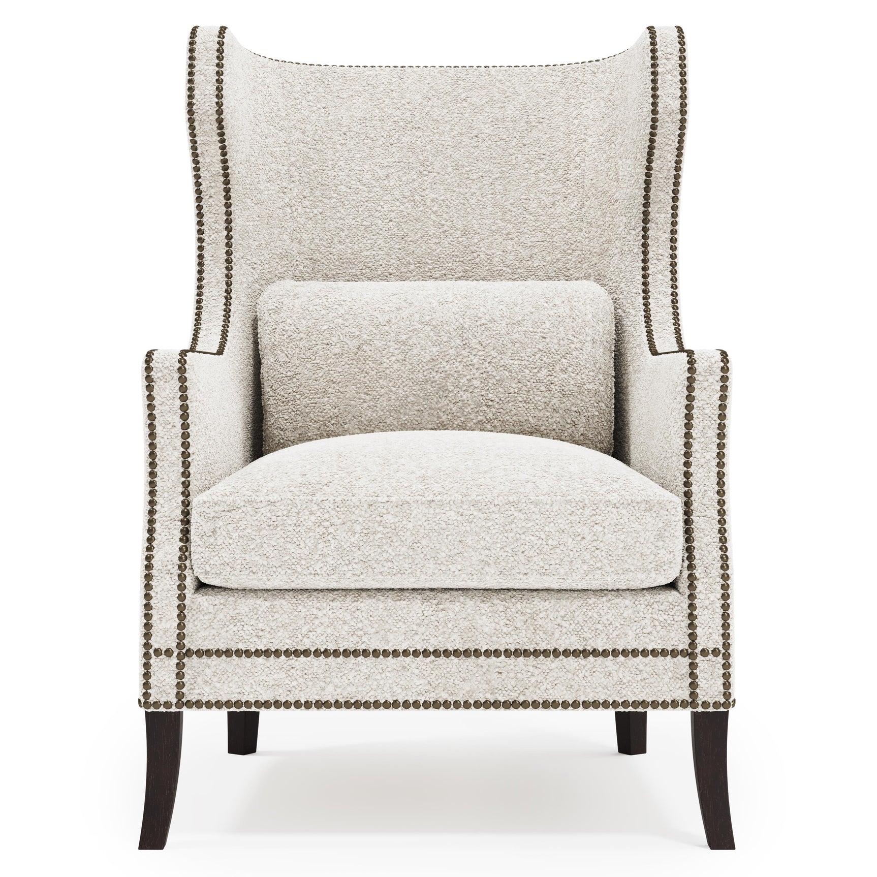 Kingston White/Cream Fabric Chair - Ornate Home