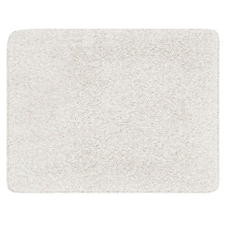 Kingston White/Cream Fabric Ottoman - Ornate Home