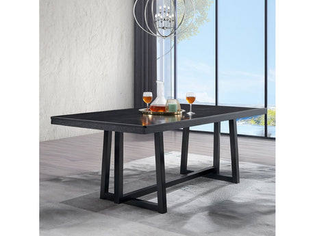 Kini Black Dining Table - Ornate Home