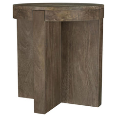 Kinkaid Brown 2-piece Solid Wood Coffee and End Table Set - Ornate Home