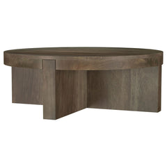 Kinkaid Brown 2-piece Solid Wood Coffee and End Table Set - Ornate Home