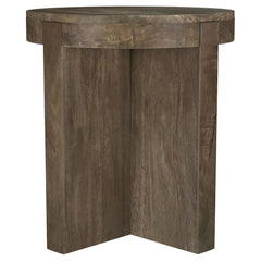 Kinkaid Brown 3-piece Solid Wood Coffee and End Table Set - Ornate Home
