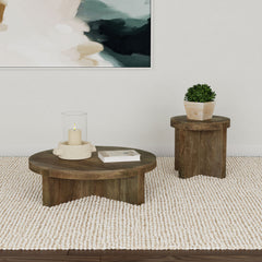 Kinkaid Brown Coffee Table - Ornate Home