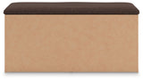 Kinlanni Tan/Brown Bedroom UPH Storage Bench - Ornate Home