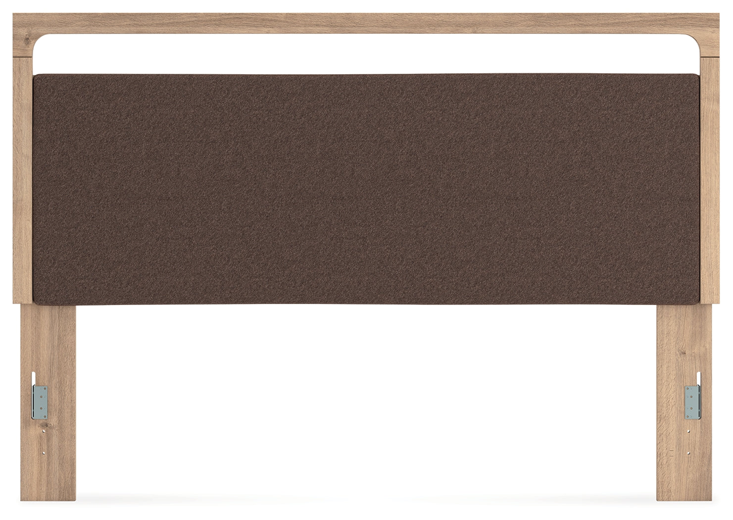 Kinlanni Tan/Brown King UPH Panel Headboard (Online Special Price) - Ornate Home