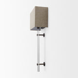 Kinsley Beige Shade with Transparent Body Wall Sconce