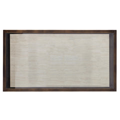 Kinsley Bronze/White Travertine Cocktail Table - Ornate Home