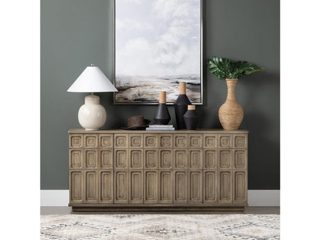 Kinsley Brown Four-Door Sideboard - Ornate Home