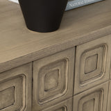Kinsley Brown Four-Door Sideboard - Ornate Home