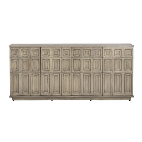 Kinsley Brown Four-Door Sideboard - Ornate Home