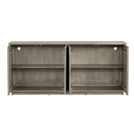 Kinsley Brown Four-Door Sideboard - Ornate Home