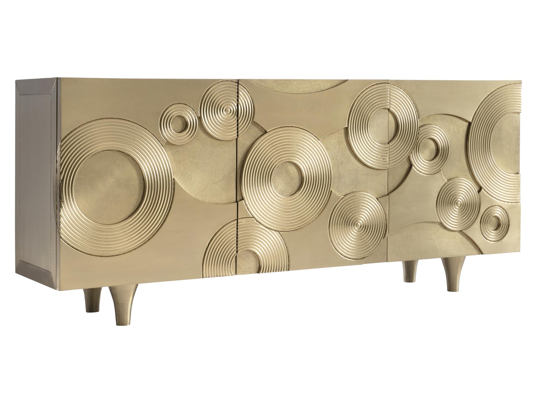 Kintore Brass Entertainment Credenza - Ornate Home