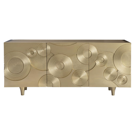 Kintore Brass Entertainment Credenza - Ornate Home