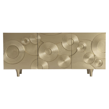 Kintore Brass Entertainment Credenza - Ornate Home