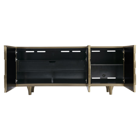 Kintore Brass Entertainment Credenza - Ornate Home