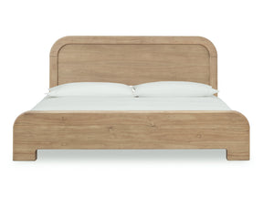 Kione Acacia Wood Eastern King Platform Bed in Lioness - Ornate Home