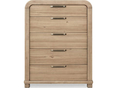 Kione Lioness Five Drawer Acacia Wood Chest - Ornate Home