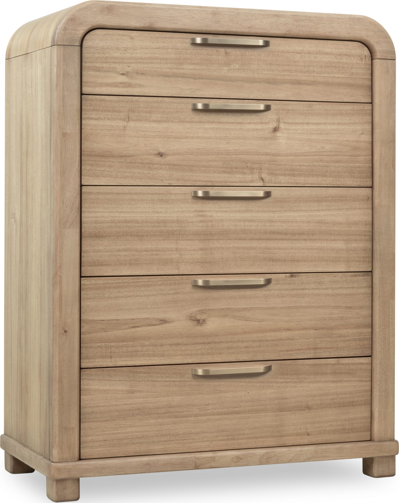 Kione Lioness Five Drawer Acacia Wood Chest - Ornate Home