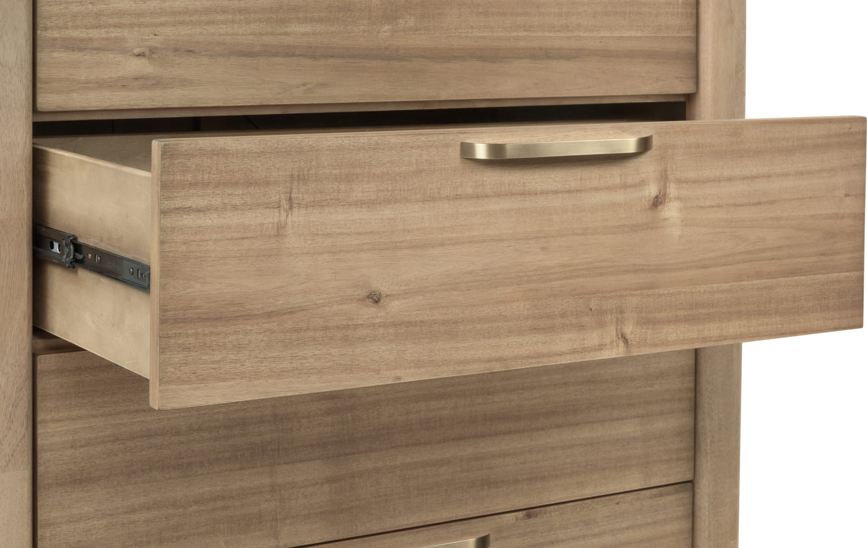 Kione Lioness Five Drawer Acacia Wood Chest - Ornate Home