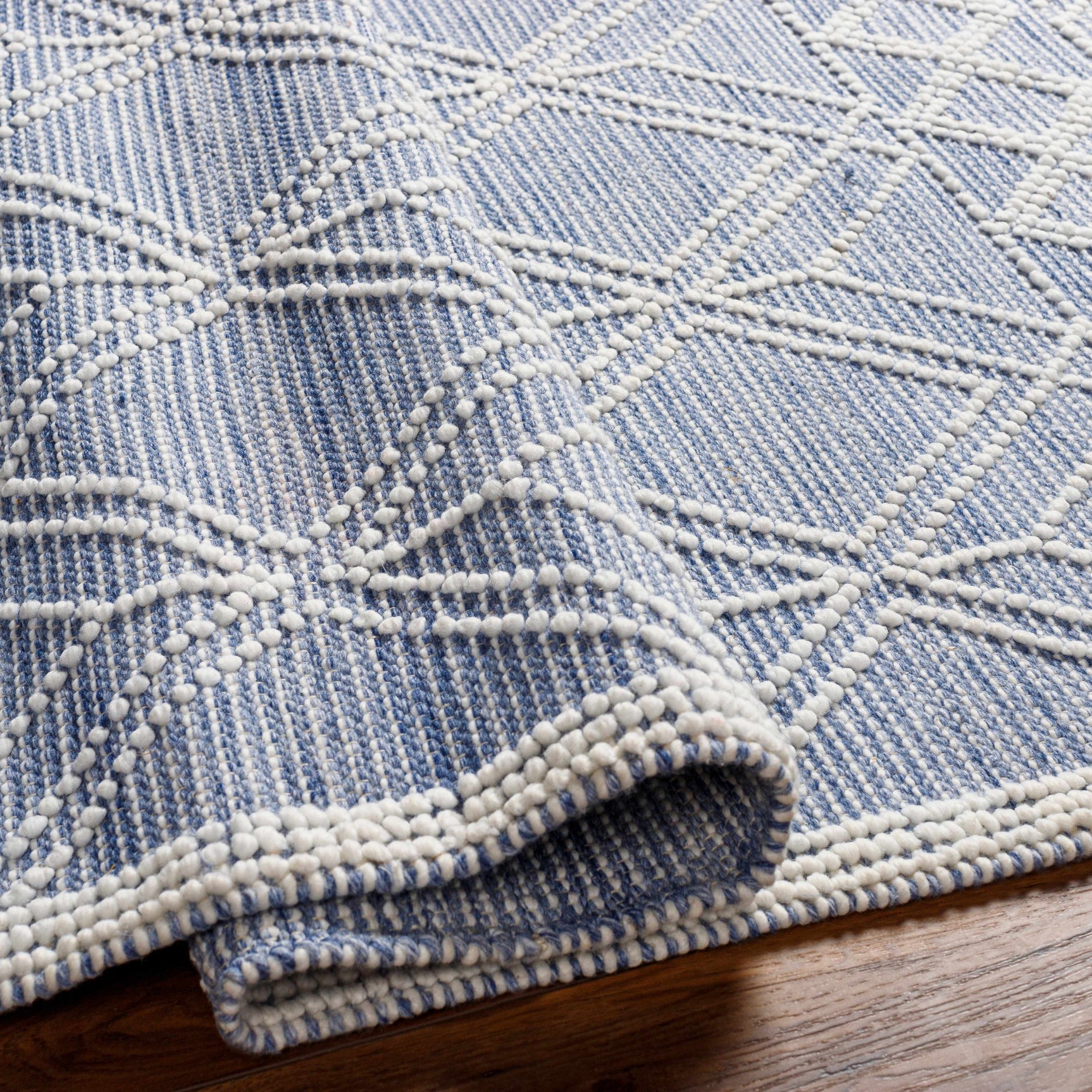 Kipp Blue Area Rug - Clearance - Ornate Home