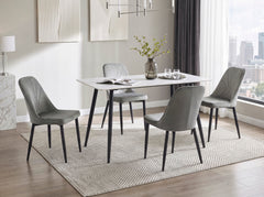 Kira Brown Side Chair - Ornate Home