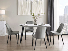 Kira Brown Side Chair - Ornate Home