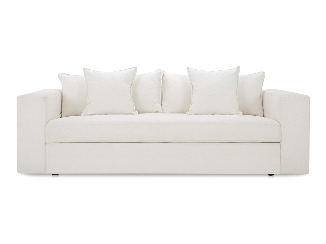 Kiran White Sleeper Sofa - Ornate Home
