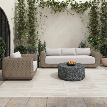 Kiri Black Outdoor Coffee Table - Ornate Home