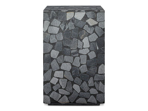 Kiri Black Outdoor Side Table - Ornate Home