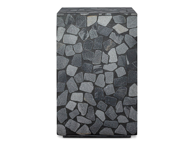 Kiri Black Outdoor Side Table - Ornate Home