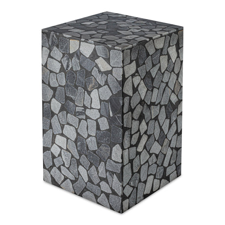 Kiri Black Outdoor Side Table - Ornate Home